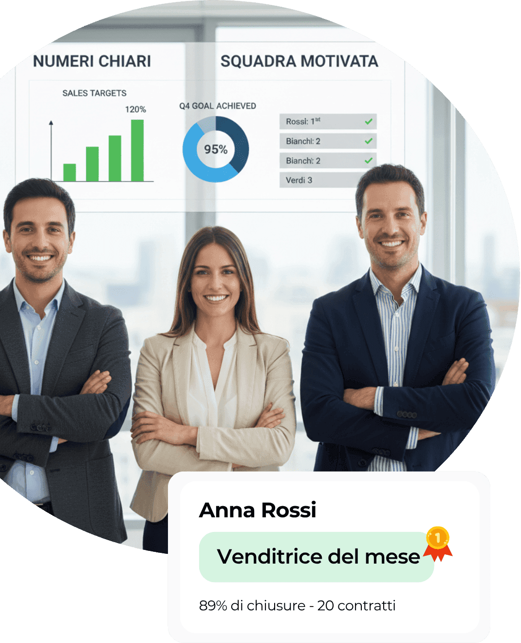 Numeri chiari, squadra motivata