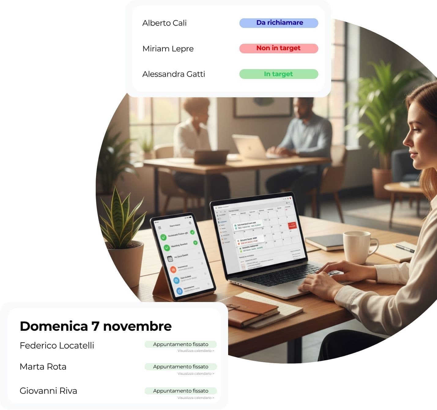 L'assistente che filtra e prepara le vendite